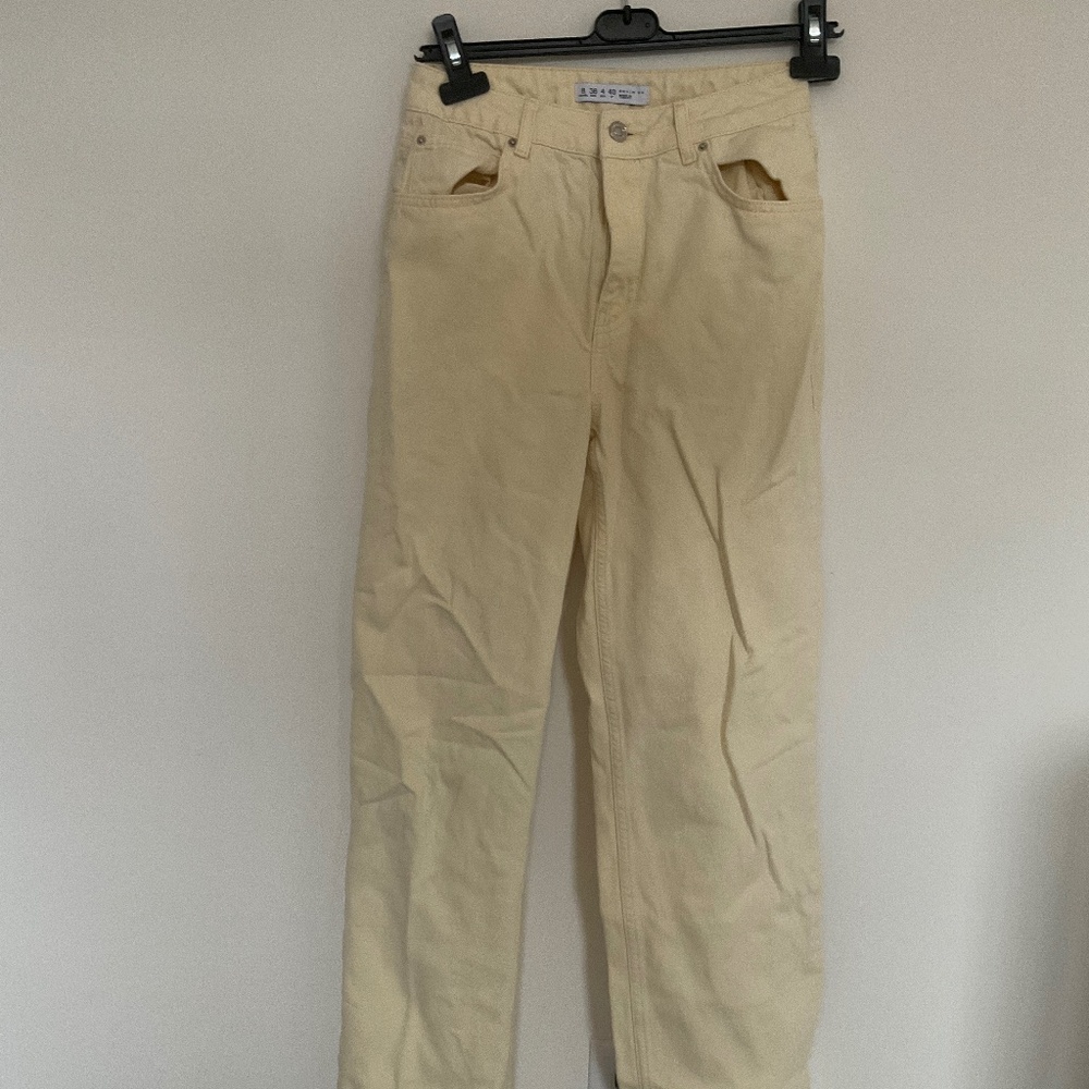 Pastel Yellow Jeans
